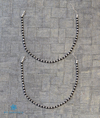 The Dhiti Silver Anklets