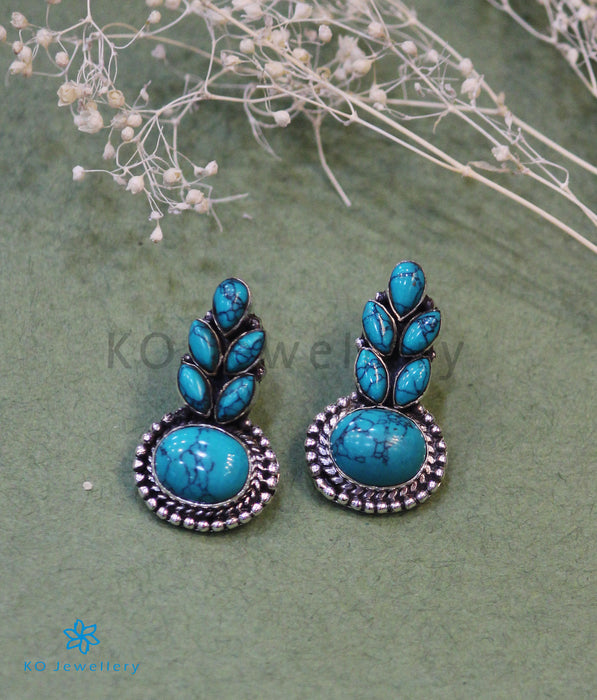 The Ekiya Silver Gemstone Earrings (Turquoise)