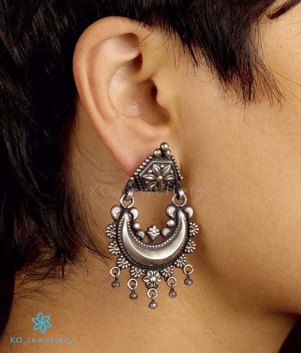 Gorgeous 92.5 silver temple jewellery earrings
