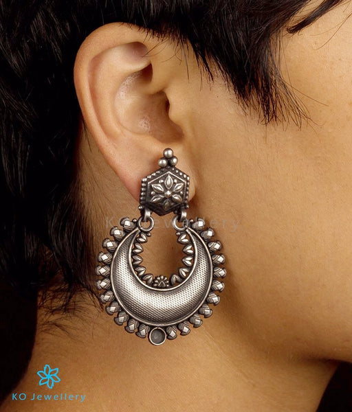 Large yet lightweight temple jewellery earrings