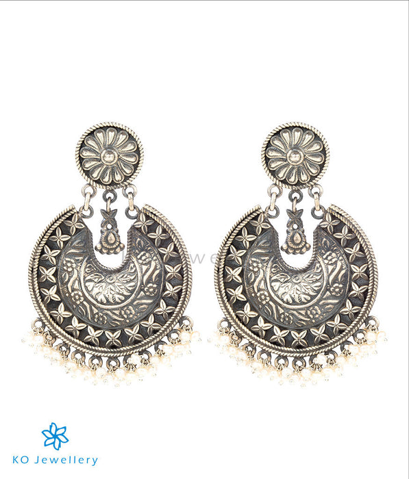 oxidized silver earrings online shopping