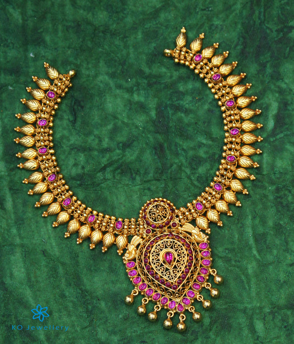 The Namita Silver Peacock Necklace
