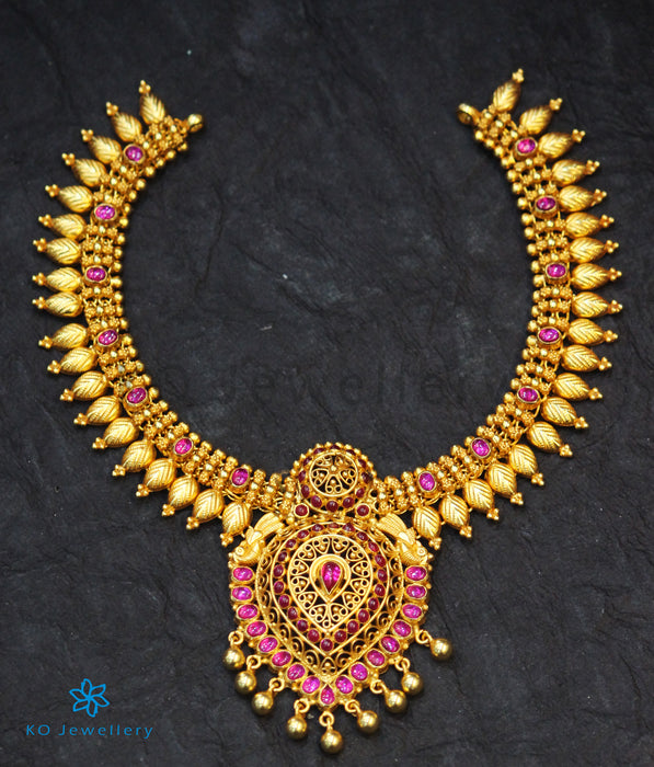 The Namita Silver Peacock Necklace