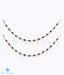 buy pure silver anklets online with multi-coloured stones