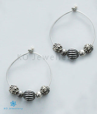 The Aria Silver Hoops