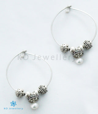 The Cora Silver Hoops