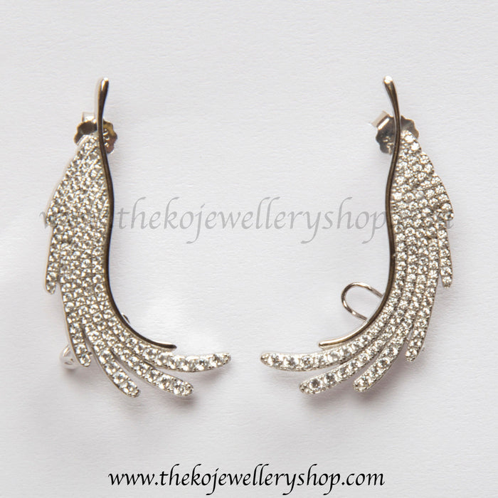 Online shopping pure silver ear cuffs for women