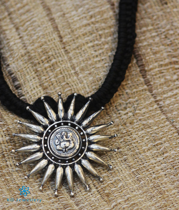 The Durja Silver Necklace (Oxidised)