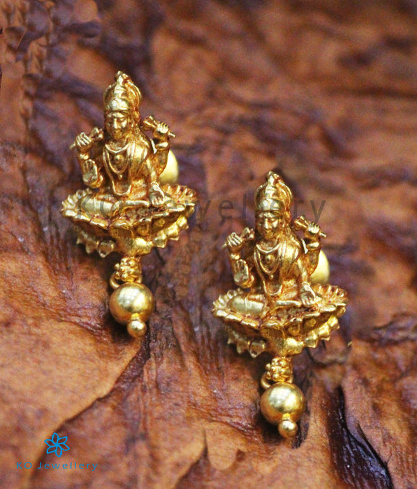 The Devi Silver Lakshmi Earrings