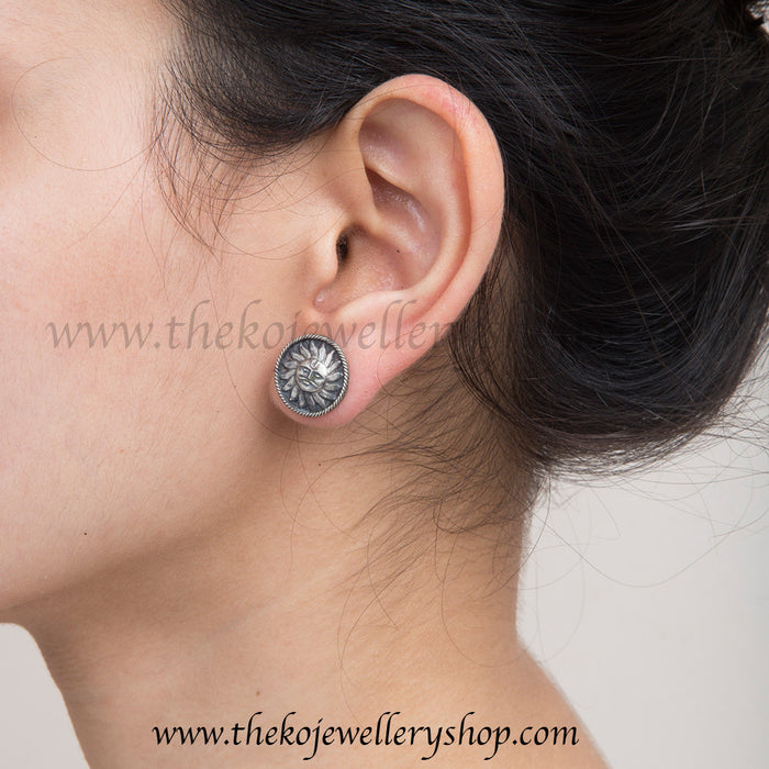 latest arrivals silver ear studs for women shop online