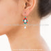 Beautiful gemstone earring designs online