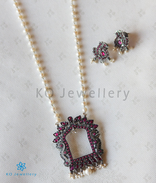 The Sannidhi Silver Pearl Necklace