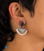 Diya shaped handmade antique temple jewellery earrings