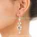 Shop online for women’s silver white gemstone earrings