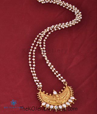 The Vaishnavi Silver Pearl Pendant
