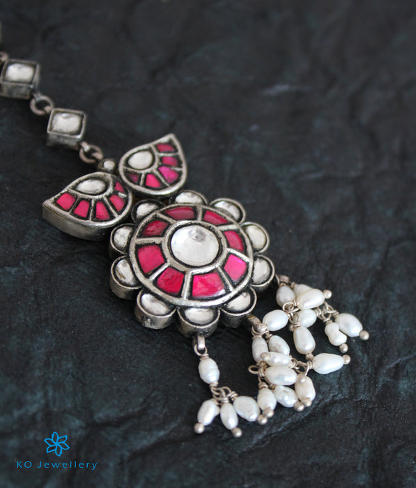 The Zoya Silver Kundan-Jadau Necklace
