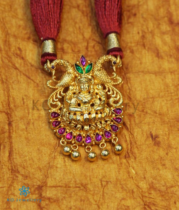 The Shravya Silver Lakshmi Necklace