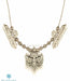 oxidised silver temple necklace in vintage design