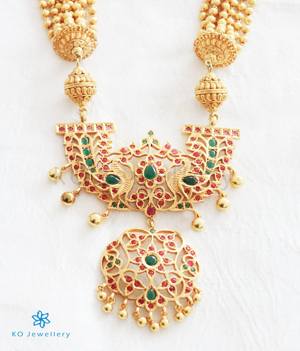 The Srujati Silver Makarakanti Necklace