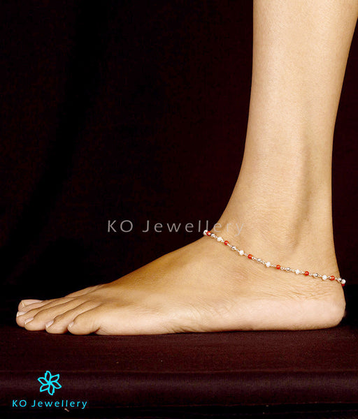 Pure silver anklets for dailywear 