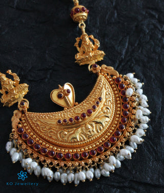 The Ishita Kokkethathi Silver Lakshmi Necklace
