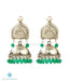 92.5 sterling silver ethnic temple earrings 