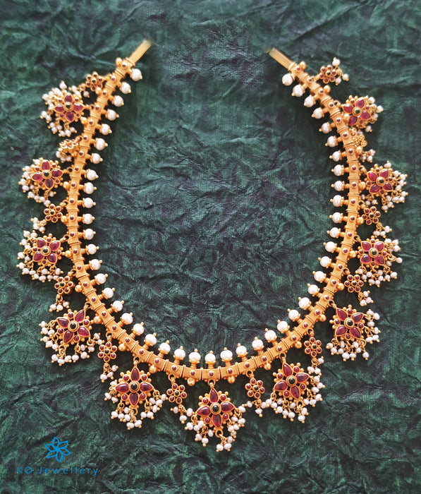 The Sahiti Silver Guttapusalu Necklace