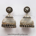 Hand crafted oxidised silver jhumka shop online