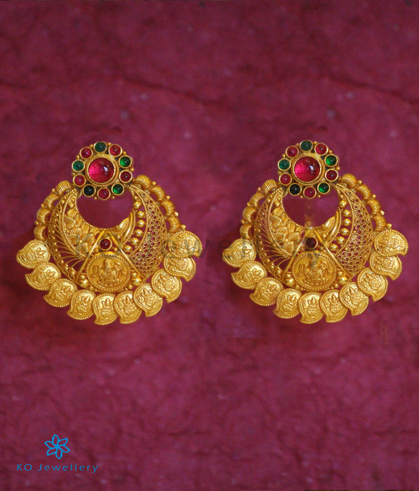 The Dhriti  Silver Chand-Bali Earrings