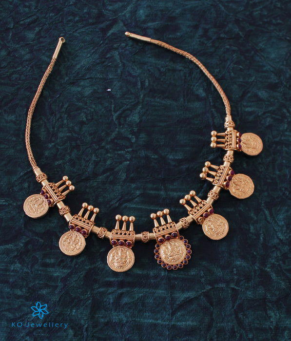 The Kanaka Silver Kasu-mala Necklace