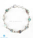 Silver and abalone bracelet online shopping India
