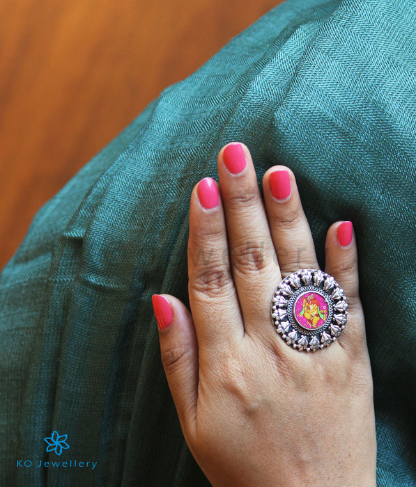 The Durja Silver Ganesha Finger Ring