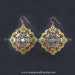 Pure silver gold dipped earrings for women 