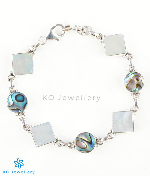 Abalone and mother-of-pearl Indian gemstone jewellery