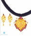 Stunning temple jewellery gold dipped pendant set