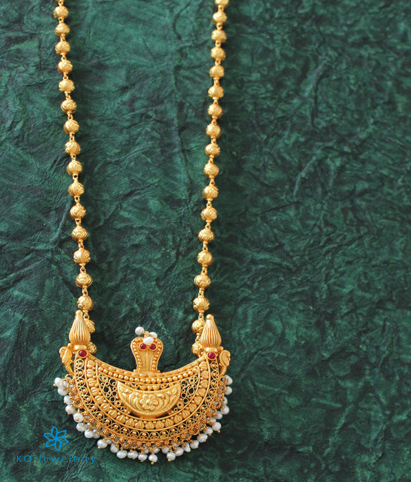 The Viloma Kokkethathi Silver Mohanmala Necklace
