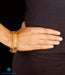 Heritage look gold dipped temple jewellery bracelet