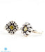 Silver toe-rings decorated with light yellow cubic zircon online shopping India