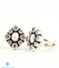Beautifully decorated pearl and silver toe-ring online shopping India