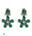 Small and light semi-precious green zircon earrings online shopping