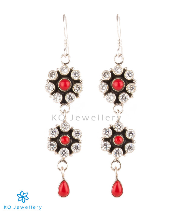The Prapti Earrings- Red