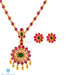 Gold-dipped temple jewellery designs online India