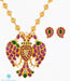 Ancient gold plated temple jewellery necklace online shopping
