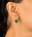 Handmade gemstone jewellery red zircon earrings online shopping