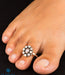 Light purple zircon toe rings at KO gemstones online store