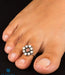 Handmade silver and natural gemstone toe-rings for your feet