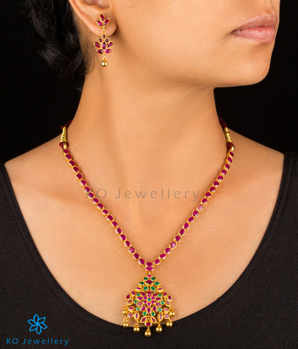 Best gold plated temple jewellery sets online shopping