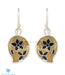 Paisley-shaped mina work earrings online