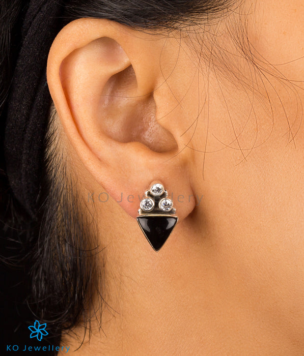 The Trium Silver Gemstone Earrings