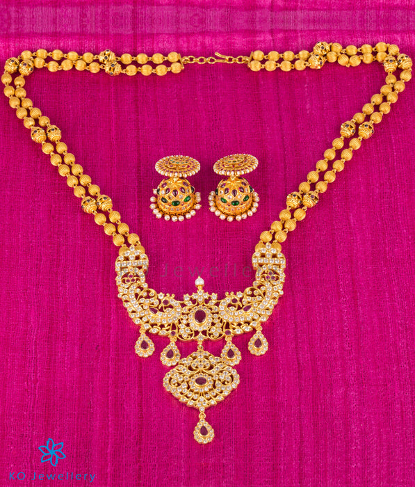 The Kadambini Silver Makarakanti Necklace
